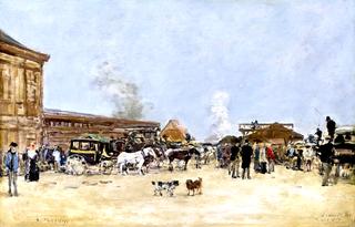 Deauville, the Station Square