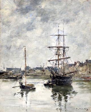 Trouville, the Port, High Tide