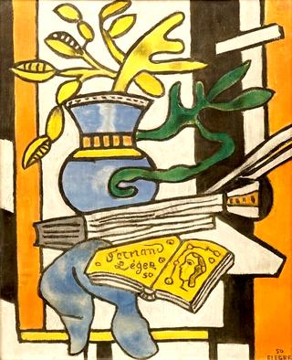 Still Life with Blue Vase