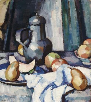 Apples and Pewter Pot