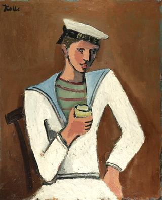 Young Man in Sailor Outfit