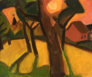 Orchard at Sunset