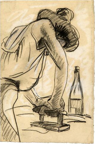 Ironer with Bottle