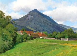 Landscape from the Almtal valley