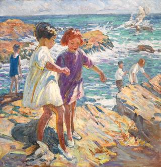 Children on the Rocks