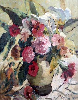 Still Life of Flowers in a Vase