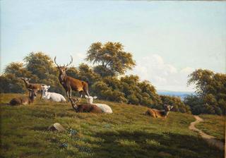 Deer in a Landscape