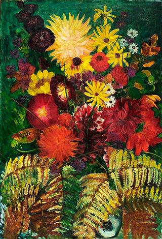 Still Life with Dahlias