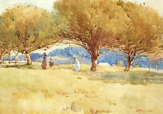 Figures beneath the Trees