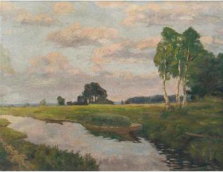 Hayboat on the Wumme