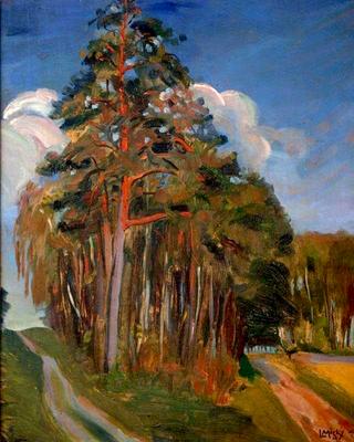 Landscape with Pine Tree