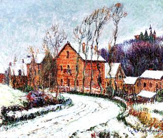 Snow at Puys near Dieppe