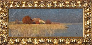 Lakeside with Farm