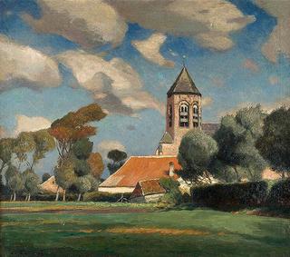 Village Church in the Fall