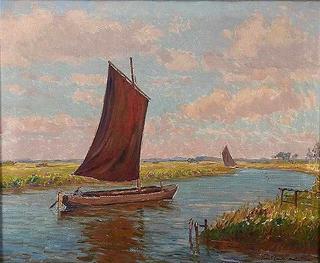 Peat Boat on the Hamme