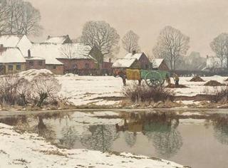 Winter Farm on the Lower Rhine