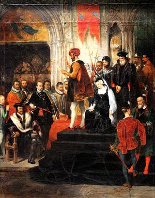 La Lecture de la sentence de Marie Stuart (Reading the Sentence of Mary Stuart)
