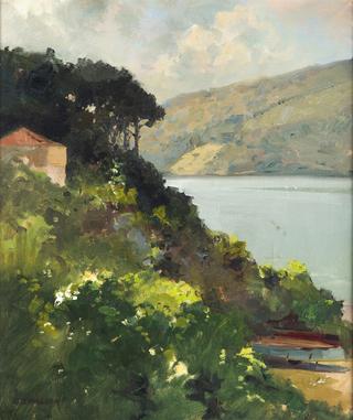 岸上的小屋