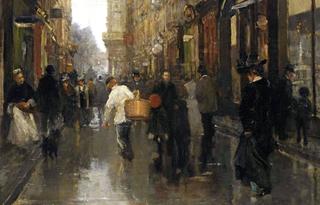 A view of the Spuistraat, The Hague
