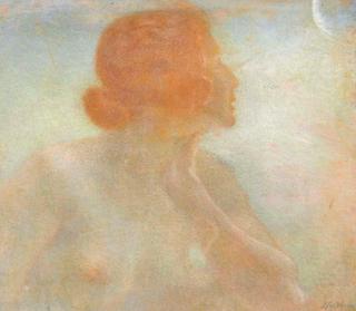 Woman and the Moon