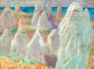 Algerian Women on the Shore of the Lake