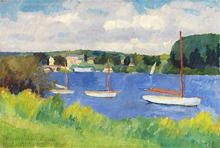Sailboats on the Seine