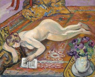 "Grenouillette" Lying on the Carpet