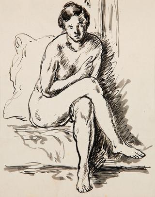 Jeanne with Cushion