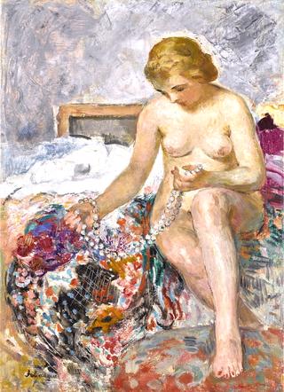 Nude with Pearl Necklace