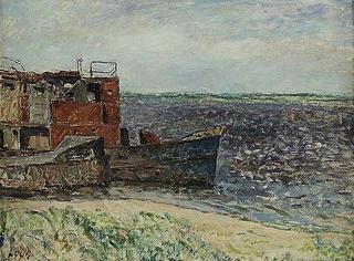 Shipwrecks on Twielenfleether beach