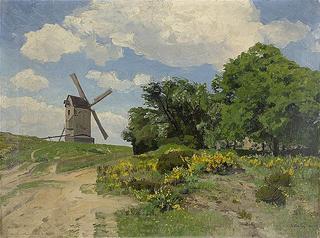 Windmill on a hill