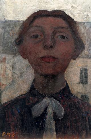 Self Portrait in front of a window, Paris