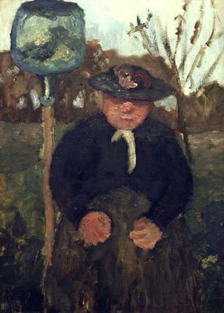 Old Woman from Poorhouse seated