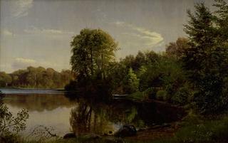 Evening at the Bondedam in Hellebæk
