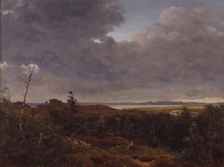 View of Frederiksværk from Tisvilde Forest