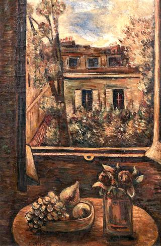 Window over the Yard and Still Life