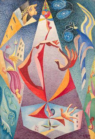 Composition with Hands