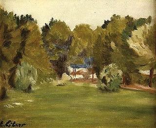 Landscape with White House