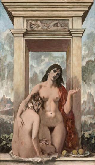 Nude Women under a Portico