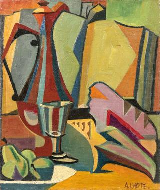 Still Life with Shell, Fruit Bowl and Glass