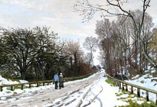 Road toward the Farm Saint-Siméon, Honfleur