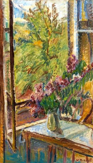 Bouquet in front of the Window