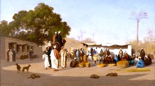 Market Scene in Cairo