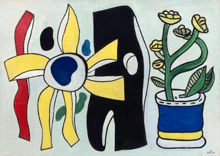 Composition with Blue Vase