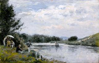 Fisherman, at Ile Saint Ouen