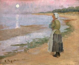 Peasant Woman in the Moonlight