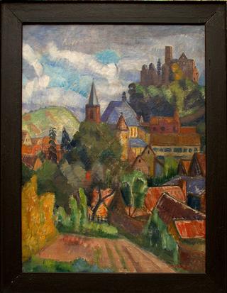 Castle above garden, Wertheim
