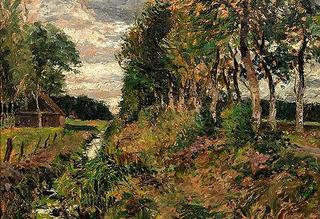 At Bergedorf, a moor ditch