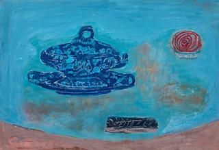 Still Life with Blue Gravy Boat