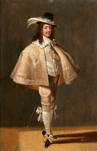 Elegant Figure Standing in an Interior